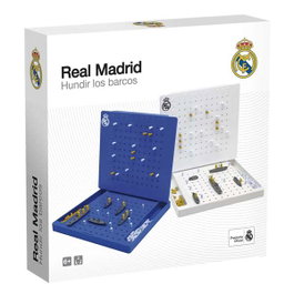 Falomir - Juego hundir los barcos real madrid. - Jeu de société Bataille navale thème Real Madrid - Version espagnole
