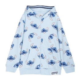 Cerdá Sweat-shirt à fermeture éclair French Terry Stitch Taille 6 ans, disponible en bleu clair