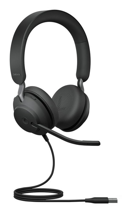 Jabra Evolve2 40 SE, USB-A, MS Stereo, Noir