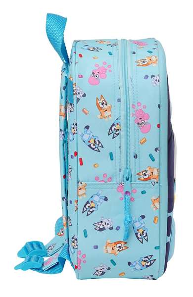 SAFTA Sac à dos 3D Bluey bleu ciel