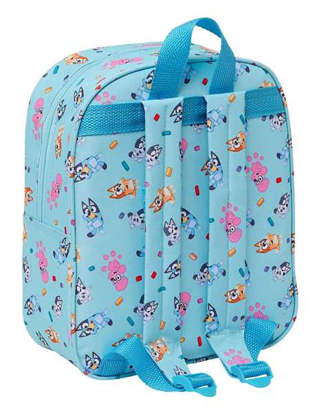 SAFTA Sac à dos 3D Bluey bleu ciel
