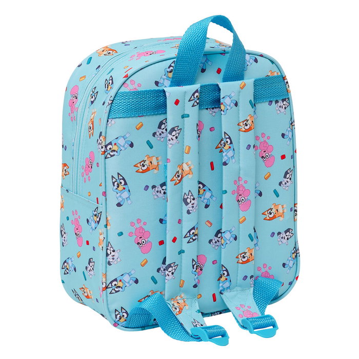 SAFTA Sac à dos 3D Bluey bleu ciel