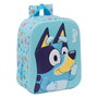 SAFTA Sac à dos 3D Bluey bleu ciel