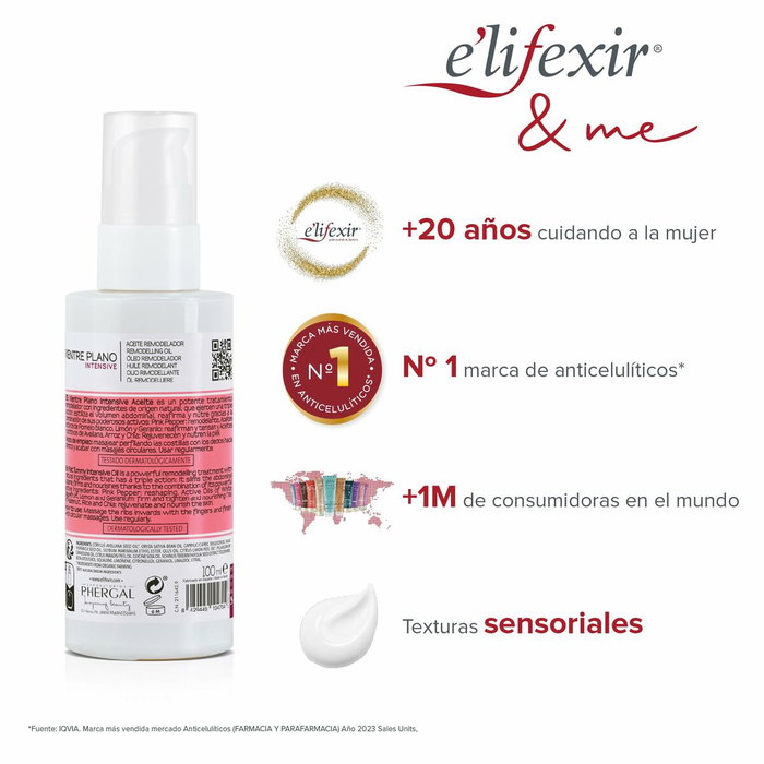 E'Lifexir DERMO Huile Brûle-graisses Intensive Ventre Plat 100 ml E'Lifexir DERMO Huile Brûle-graisses Intensive Ventre Plat 100 ml