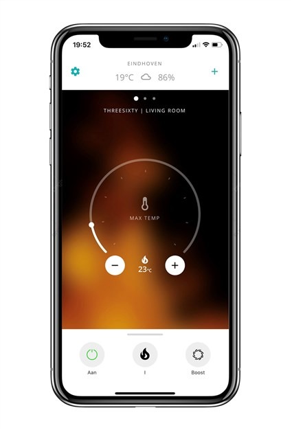 Duux DXCH08 Calefactor Threesixty 2 Smart - Chauffage d'appoint céramique 1800W pour pièce jusqu'à 30m², connecté via app, blanc
