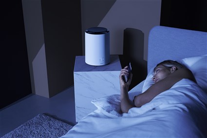 Duux DXCH08 Calefactor Threesixty 2 Smart - Chauffage d'appoint céramique 1800W pour pièce jusqu'à 30m², connecté via app, blanc