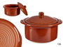 La Dehesa Cocotte en terre cuite 1,5 L miel 22x13x20 cm (Set de 4)