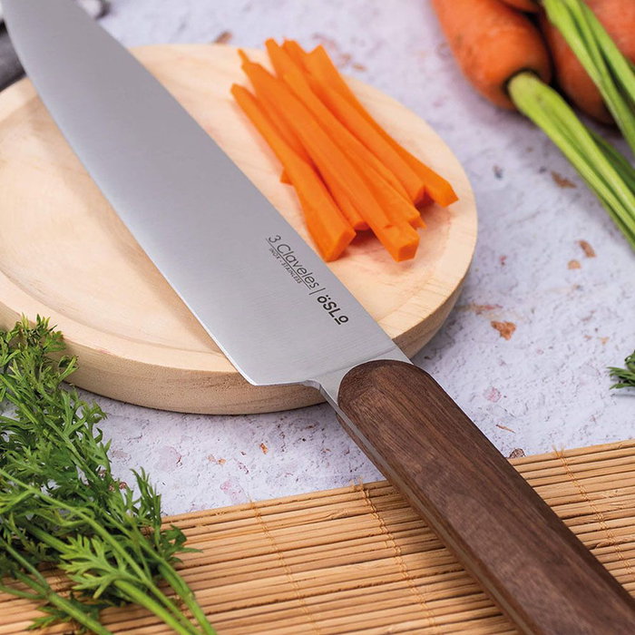 Couteau de cuisine 3 Claveles Oslo Acier inoxydable 20 cm Couteau de cuisine 3 Claveles Oslo Acier inoxydable 20 cm