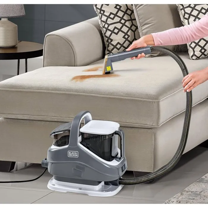 Black + Decker BHSC1350CHS-QS Shampouineuse multi-surfaces 3 en 1