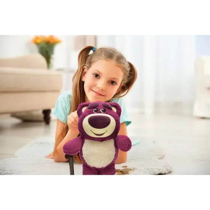 Lexibook Tirelire électronique interactive Lotso Bears - Rose - Effets sonores - A partir de 3 ans - 2 fentes pour pièces et billets