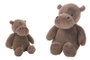 Creaciones Lloris Hippo marron Kai 35 cm - Peluche en polyester pour nouveau-nés