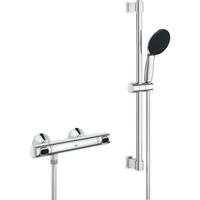 Grohe Ensemble de douche Vitalio Start 110 avec mitigeur thermostatique et barre 60cm - Chromé Grohe Ensemble de douche Vitalio Start 110 avec mitigeur thermostatique et barre 60cm - Chromé