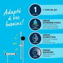 Grohe Ensemble de douche Vitalio Start 110 avec mitigeur thermostatique et barre 60cm - Chromé
