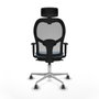Piqueras y Crespo Chaise de Bureau Jorquera 1D086G2 Bleu ciel