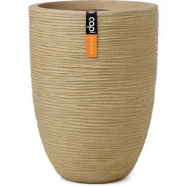 CAPI EUROPE Vase bas Rib NL Beige 46x58 cm