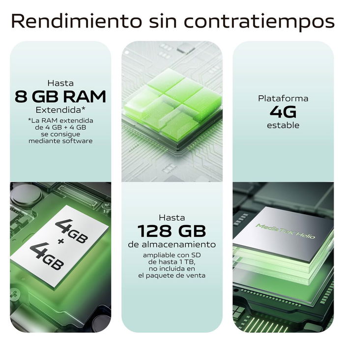 Smartphone Vivo Y03 6,56" MediaTek Helio G85 4 GB RAM 128 GB Noir Smartphone Vivo Y03 6,56" MediaTek Helio G85 4 GB RAM 128 GB Noir