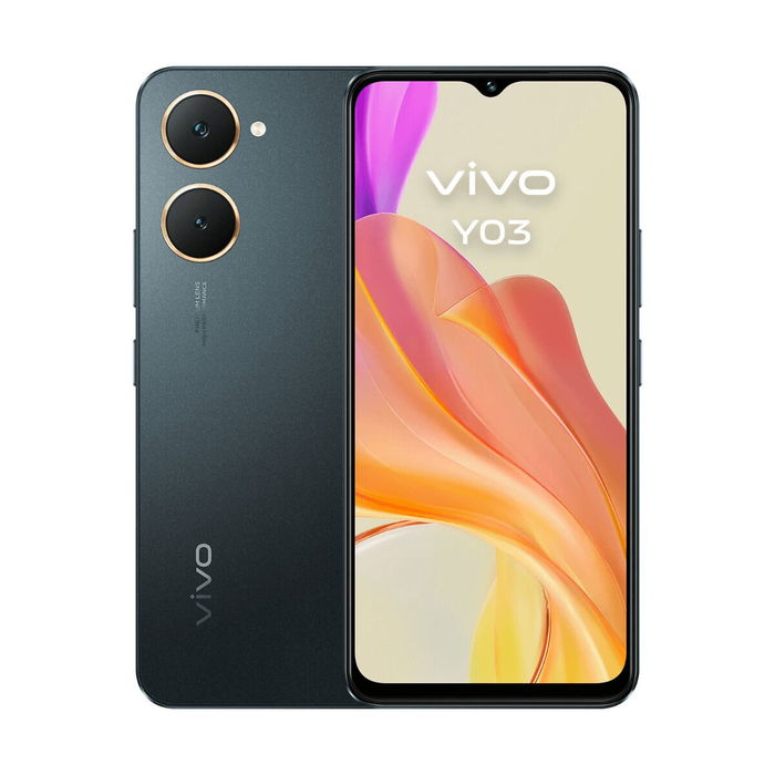 Smartphone Vivo Y03 6,56" MediaTek Helio G85 4 GB RAM 128 GB Noir Smartphone Vivo Y03 6,56" MediaTek Helio G85 4 GB RAM 128 GB Noir