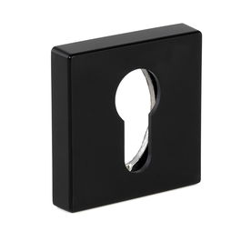 HERRAJES ALK Serrure Zamak Yale Z Carré 51x51 Nickel Brossé, Noir Mat