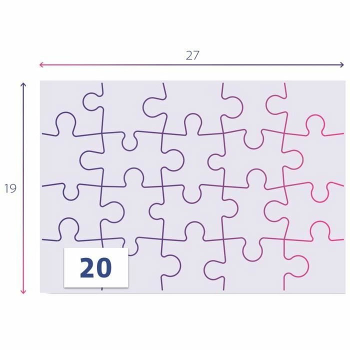 Clementoni Lot de 2 Puzzles La Reine des Neiges 2 - 2x20 pièces