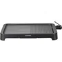 Arthur Martin - Plancha électrique AMPL204 - 2000 W - Double zone - Plaque anti-adhésive et amovible - Thermostat réglable - Noir