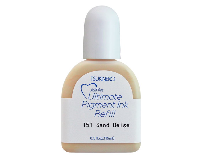 Tsukineko Recharge d'encre VERSACOLOR beige arena mat 15ml Tsukineko Recharge d'encre VERSACOLOR beige arena mat 15ml