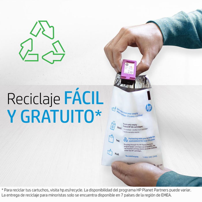 Cartouche d'encre originale HP T0B29A Jaune