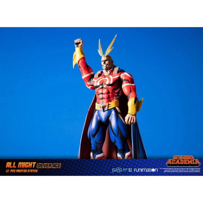 First 4 Figures Figurine All Might My Hero Academia Silver Age PVC Collector First 4 Figures Figurine All Might My Hero Academia Silver Age PVC Collector