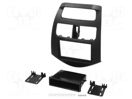 ACV Cadre de radio Chevrolet Spark 2012-> 2 DIN noir