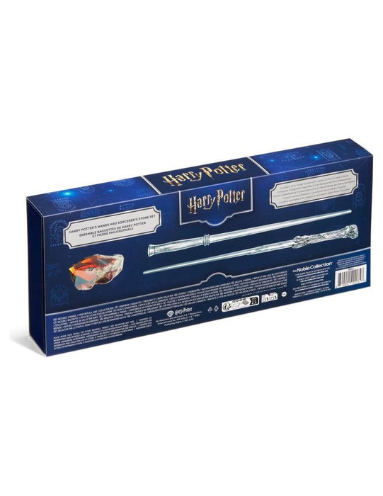 The Noble Collection - Set Anniversaire Harry Potter Pierre Philosophale et Baguettes, 25e Anniversaire, Coffret Collection The Noble Collection - Set Anniversaire Harry Potter Pierre Philosophale et Baguettes, 25e Anniversaire, Coffret Collection