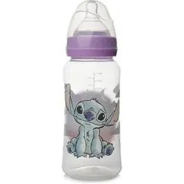 Thermobaby Biberon 360 ml Lilo & Stitch avec tétine en silicone et système Anti-Coliques, sans BPA, pour nourrissons