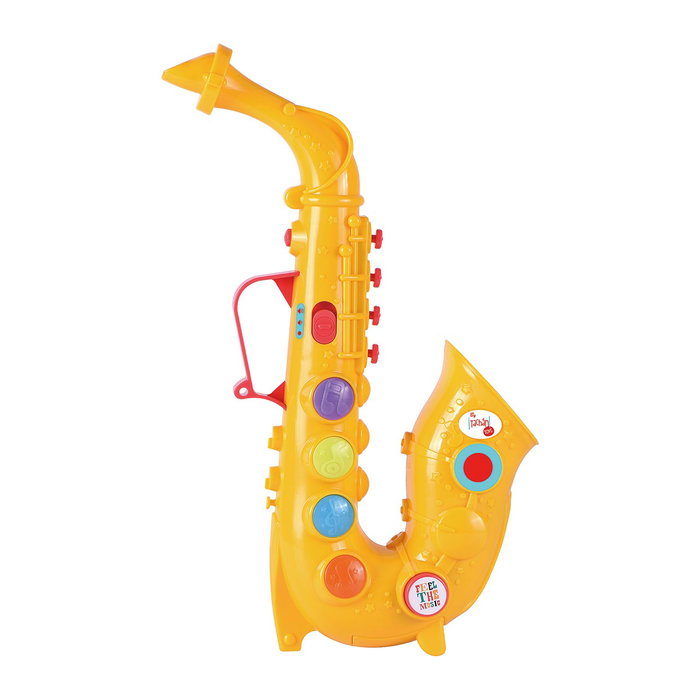 Tachan Saxophone Électronique pour Enfant Lml006 - Saxophone Jouet avec LED, 5 Touches, 4 Modes de Jeu et 5 Langues pour Apprentissage Musical Dès 18 Mois