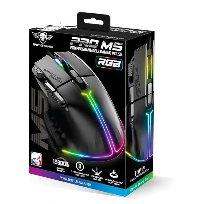 Souris Spirit of Gamer Souris Pro M5 Noir Souris Spirit of Gamer Souris Pro M5 Noir