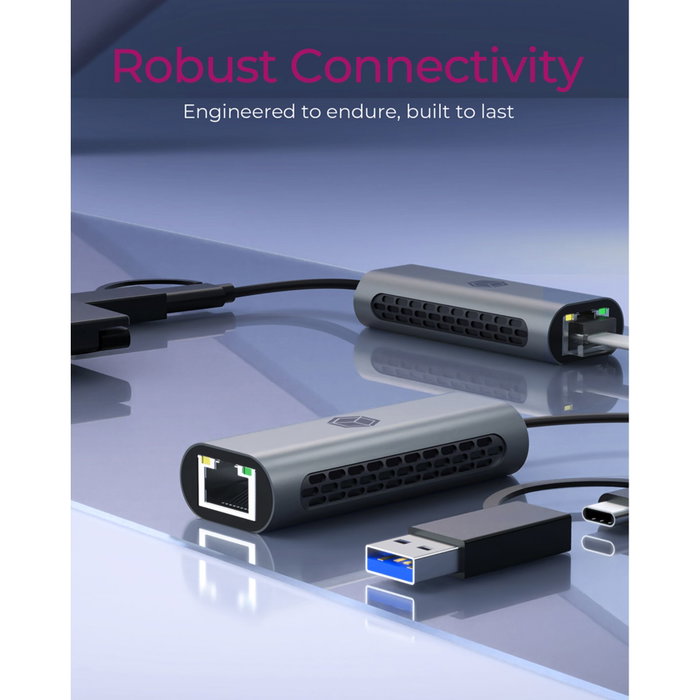 Icy IB-LAN301-C3 Adaptateur USB Type-C / Type-A vers LAN 2,5 Gbit