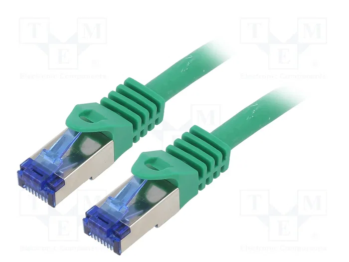 LOGILINK Cordon de raccordement Cat 6a S/FTP vert 5m LOGILINK Cordon de raccordement Cat 6a S/FTP vert 5m