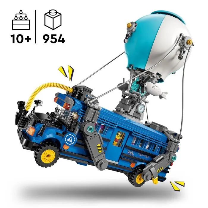 LEGO Fortnite 77073 Bus de combat - Jeu de construction collector inspiré du jeu vidéo, inclut 9 minifigurines