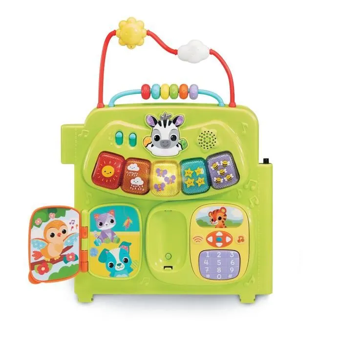 VTech Baby Super Centre d'Activités Modulable 4 Panneaux - Jouet d'Éveil Enfant 6 à 36 Mois - Multicolore
