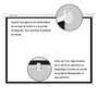 Phoenix Technologies - Pantalon de projection manuelle 200 x 200 cm 112" blanc mate