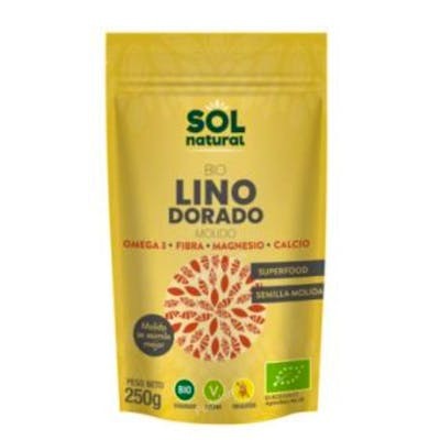 SOLNATURAL Graines de lin doré concassées BIO 250g SOLNATURAL Graines de lin doré concassées BIO 250g