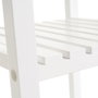 BigBuy Home Étagère de salle de bains Blanc 31 x 31 x 102 cm