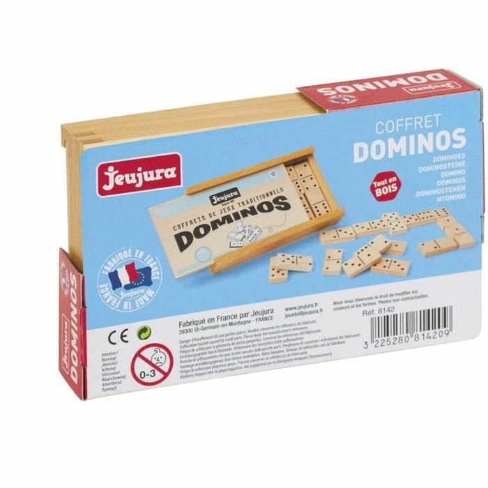 Jeujura Jeu de Dominos en Bois Jeujura Jeu de Dominos en Bois