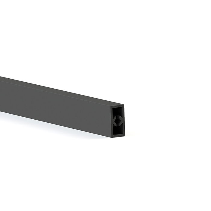 HERRAJES ALK Profil Tirador Qube Blanco 20X10 1,10M Pour Tiroir Intérieur Finition Anthracite HERRAJES ALK Profil Tirador Qube Blanco 20X10 1,10M Pour Tiroir Intérieur Finition Anthracite