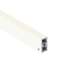 Herrajes Alk Perfil Tirador Qube Blanc 20x10 1,10M pour Tiroir Intérieur Finition Anthracite