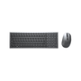 Dell KM7120W Ensemble Clavier et Souris Sans Fil Multi-dispositifs Gris Titane QWERTY US