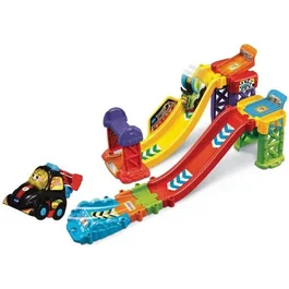 VTECH Tut Tut Bolides - Circuit Tremplin Cascades de l'Extrême avec Lucas le Roi du Championnat - Jeu éducatif et amusant pour enfants 1 à 5 ans