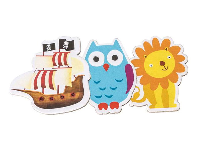 Cayro - 36 Figures magnétiques - Jouet éducatif pour enfant dès 3 ans - Multilingue (espagnol, anglais, français, italien, portugais, allemand)