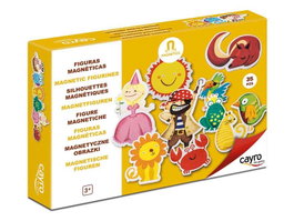 Cayro - 36 Figures magnétiques - Jouet éducatif pour enfant dès 3 ans - Multilingue (espagnol, anglais, français, italien, portugais, allemand)