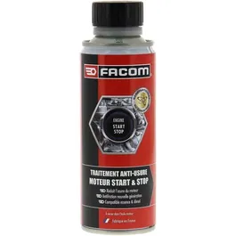 Facom - Traitement antifriction moteur Start&Stop essence et diesel 250ml - Limite l'usure, réduit la consommation et les bruits