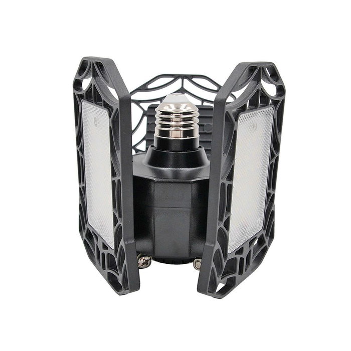 Edm Leaf Ampoule LED E27 60W 6400lm 6500K Lumière Froide Pliable 26,5x12cm IP20