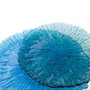 Quid Mar De Viento Plat de présentation en verre, 32 cm, turquoise