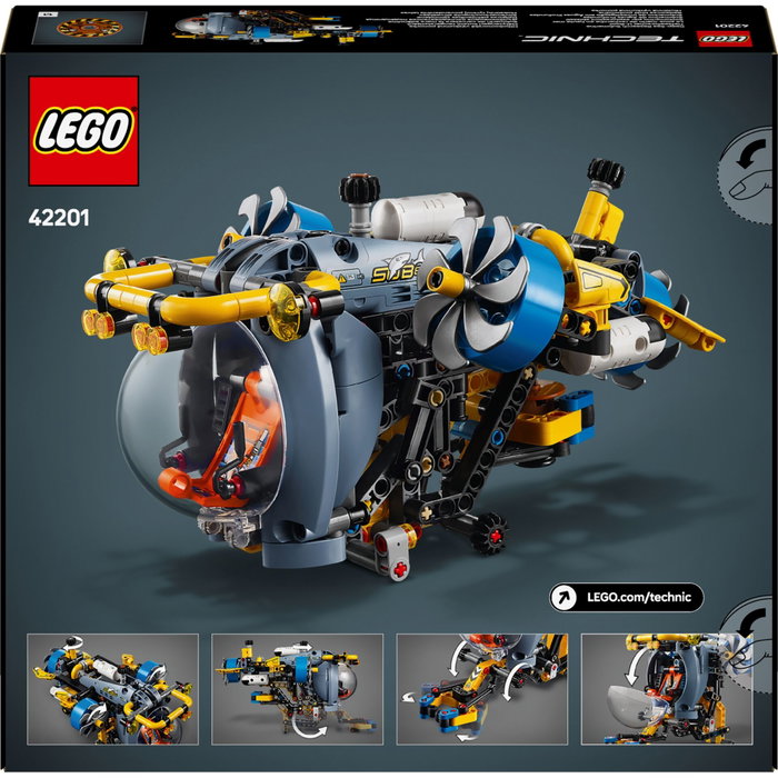 LEGO Technic 42201 Sous-marin de recherche en haute mer